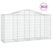 Schanskorven 13 St Gewelfd 200X50X100/120 Cm Ijzer 200 x 50 x 100/120 cm