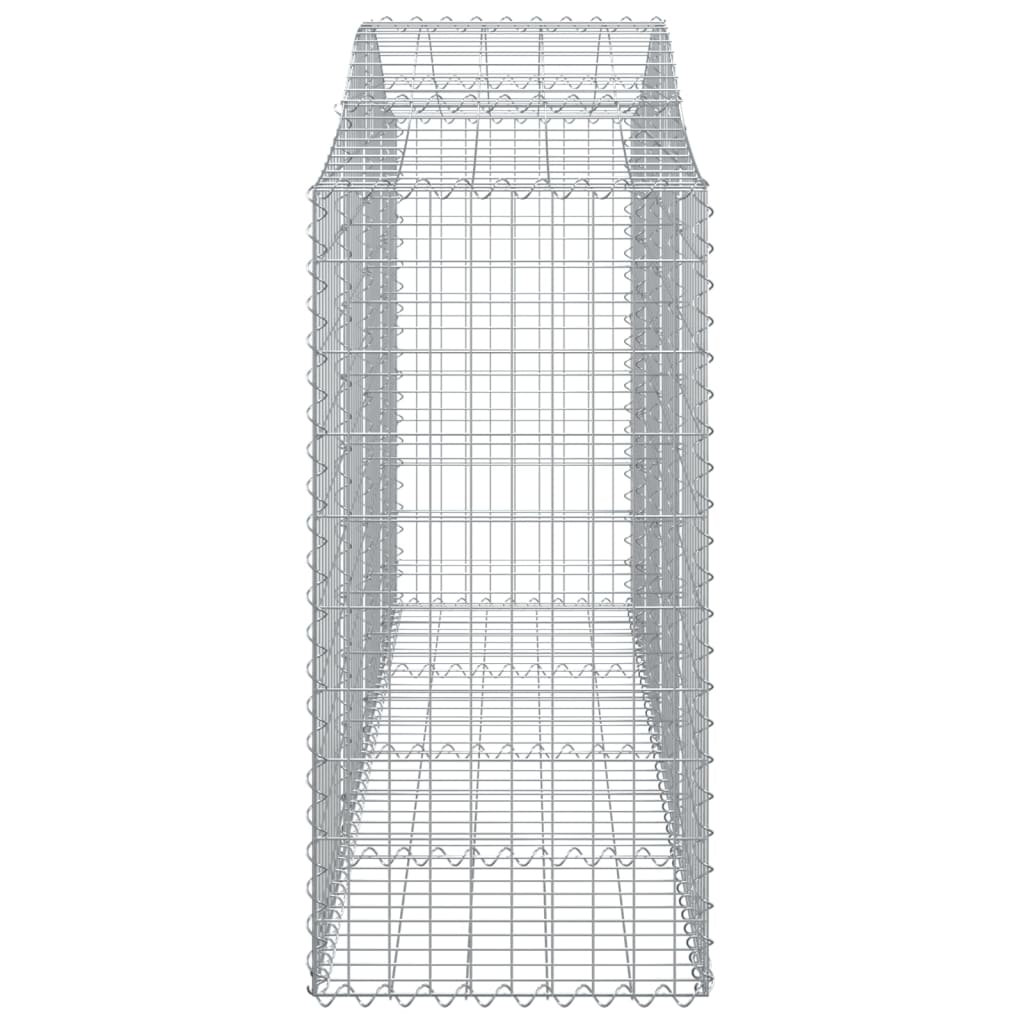 Schanskorven 15 St Gewelfd 200X50X100/120 Cm Ijzer 200 x 50 x 100/120 cm