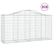 Schanskorven 18 St Gewelfd 200X50X100/120 Cm Ijzer 200 x 50 x 100/120 cm