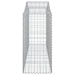 Schanskorven 8 St Gewelfd 200X50X120/140 Cm Ijzer 200 x 50 x 120/140 cm