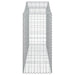 Schanskorven 9 St Gewelfd 200X50X120/140 Cm Ijzer 200 x 50 x 120/140 cm