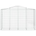 Schanskorven 10 St Gewelfd 200X50X120/140 Cm Ijzer 200 x 50 x 120/140 cm
