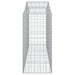 Schanskorven 12 St Gewelfd 200X50X120/140 Cm Ijzer 200 x 50 x 120/140 cm