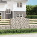 Schanskorven 2 St Gewelfd 200X50X140/160 Cm Ijzer 200 x 50 x 140/160 cm