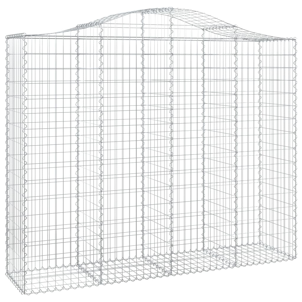 Schanskorven 6 St Gewelfd 200X50X160/180 Cm Ijzer 200 x 50 x 160/180 cm