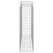 Schanskorven 6 St Gewelfd 200X50X160/180 Cm Ijzer 200 x 50 x 160/180 cm
