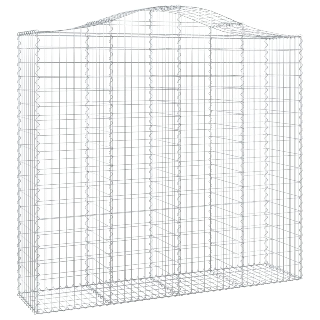 Schanskorven 5 St Gewelfd 200X50X180/200 Cm Ijzer 200 x 50 x 180/200 cm