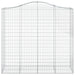 Schanskorven 5 St Gewelfd 200X50X180/200 Cm Ijzer 200 x 50 x 180/200 cm