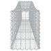 Schanskorven 5 St Gewelfd 400X30X40/60 Cm Ijzer 400 x 30 x 40/60 cm