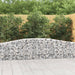 Schanskorven 4 St Gewelfd 400X30X60/80 Cm Ijzer 400 x 30 x 60/80 cm