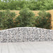 Schanskorven 6 St Gewelfd 400X30X60/80 Cm Ijzer 400 x 30 x 60/80 cm