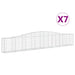 Schanskorven 7 St Gewelfd 400X30X60/80 Cm Ijzer 400 x 30 x 60/80 cm
