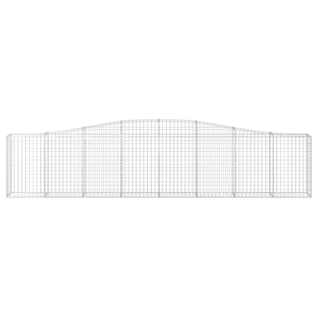 Schanskorven 2 St Gewelfd 400X30X80/100 Cmg Ijzer 400 x 30 x 80/100 cm