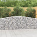 Schanskorven 6 St Gewelfd 400X30X80/100 Cm Ijzer 400 x 30 x 80/100 cm