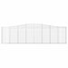Schanskorven 2 St Gewelfd 400X30X100/120 Cm Ijzer 400 x 30 x 100/120 cm