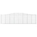 Schanskorven 4 St Gewelfd 400X30X100/120 Cm Ijzer 400 x 30 x 100/120 cm