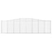 Schanskorven 7 St Gewelfd 400X30X100/120 Cm Ijzer 400 x 30 x 100/120 cm