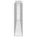 Schanskorven 4 St Gewelfd 400X30X120/140 Cm Ijzer 400 x 30 x 120/140 cm