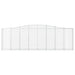Schanskorven 5 St Gewelfd 400X30X120/140 Cm Ijzer 400 x 30 x 120/140 cm