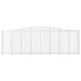 Schanskorven 7 St Gewelfd 400X30X120/140 Cm Ijzer 400 x 30 x 120/140 cm