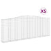 Schanskorven 5 St Gewelfd 400X30X140/160 Cm Ijzer 400 x 30 x 140/160 cm