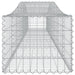 Schanskorven 4 St Gewelfd 400X50X40/60 Cm Ijzer 400 x 50 x 40/60 cm