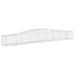 Schanskorven 6 St Gewelfd 400X50X40/60 Cm Ijzer 400 x 50 x 40/60 cm