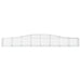 Schanskorven 7 St Gewelfd 400X50X40/60 Cm Ijzer 400 x 50 x 40/60 cm