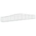 Schanskorven 8 St Gewelfd 400X50X40/60 Cm Gegalvaniseerd Ijzer 400 x 50 x 40/60 cm