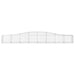 Schanskorven 8 St Gewelfd 400X50X40/60 Cm Gegalvaniseerd Ijzer 400 x 50 x 40/60 cm