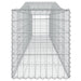 Schanskorven 4 St Gewelfd 400X50X60/80 Cm Gegalvaniseerd Ijzer 400 x 50 x 60/80 cm