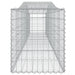 Schanskorven 5 St Gewelfd 400X50X60/80 Cm Gegalvaniseerd Ijzer 400 x 50 x 60/80 cm