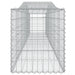 Schanskorven 9 St Gewelfd 400X50X60/80 Cm Gegalvaniseerd Ijzer 400 x 50 x 60/80 cm