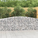 Schanskorven 7 St Gewelfd 400X50X80/100 Cm Gegalvaniseerd Ijzer 400 x 50 x 80/100 cm