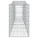 Schanskorven 9 St Gewelfd 400X50X80/100 Cm Gegalvaniseerd Ijzer 400 x 50 x 80/100 cm