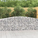 Schanskorven 9 St Gewelfd 400X50X80/100 Cm Gegalvaniseerd Ijzer 400 x 50 x 80/100 cm