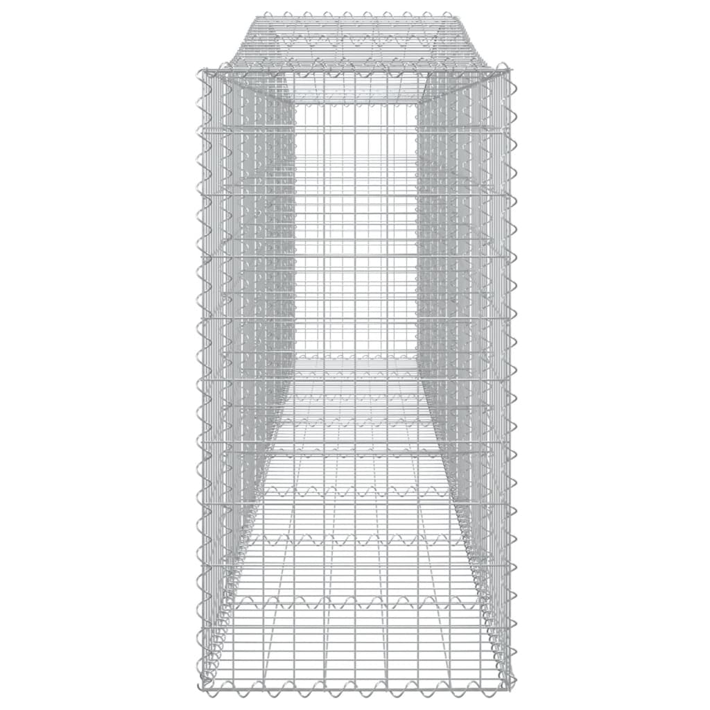 Schanskorven 15 St Gewelfd 400X50X100/120 Cm Ijzer 400 x 50 x 100/120 cm