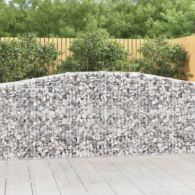 Schanskorven 15 St Gewelfd 400X50X100/120 Cm Ijzer 400 x 50 x 100/120 cm