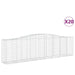 Schanskorven 20 St Gewelfd 400X50X100/120 Cm Ijzer 400 x 50 x 100/120 cm