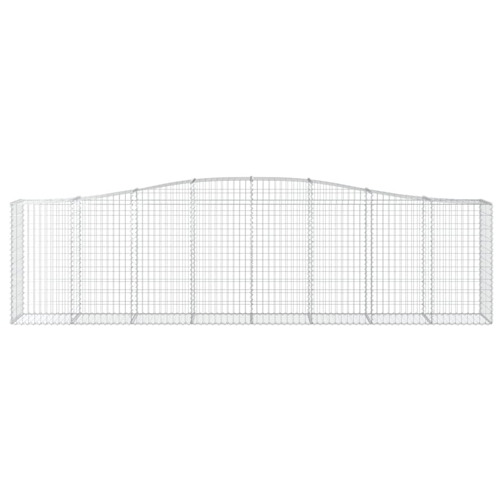 Schanskorven 20 St Gewelfd 400X50X100/120 Cm Ijzer 400 x 50 x 100/120 cm