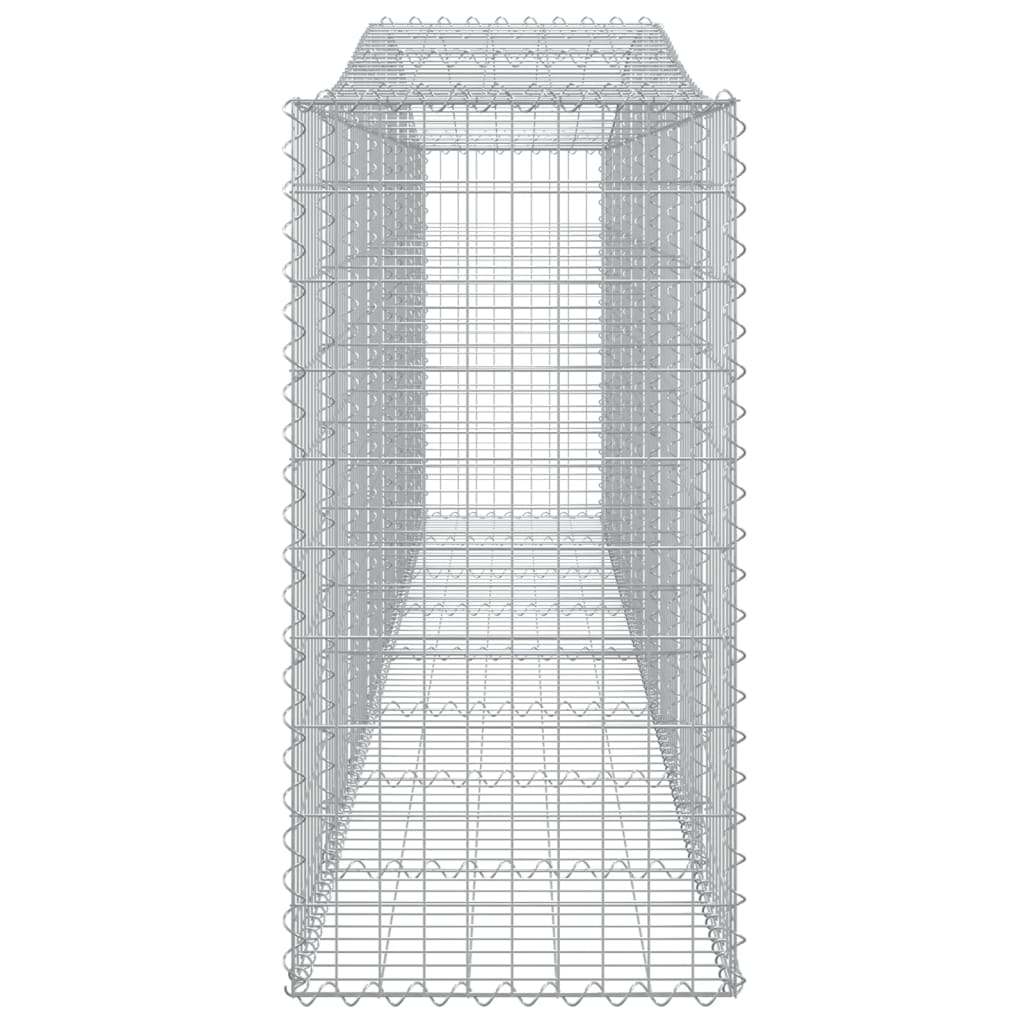 Schanskorven 20 St Gewelfd 400X50X100/120 Cm Ijzer 400 x 50 x 100/120 cm