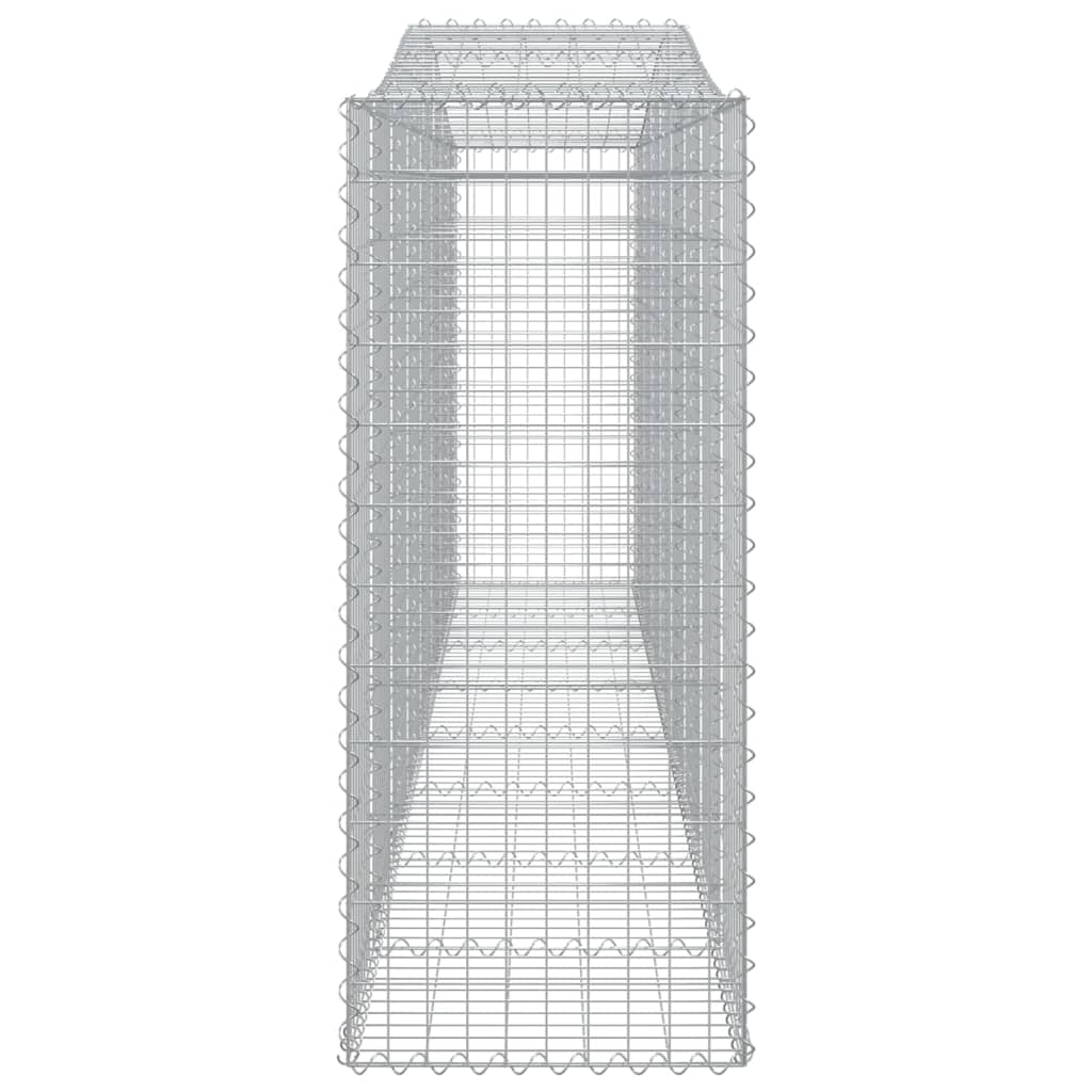 Schanskorven 6 St Gewelfd 400X50X120/140 Cm Ijzer 400 x 50 x 120/140 cm