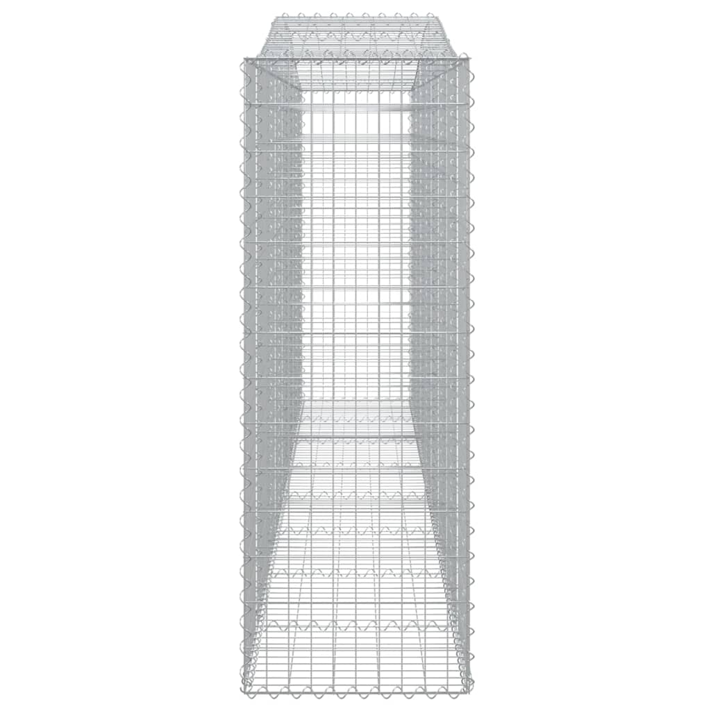 Schanskorven 5 St Gewelfd 400X50X140/160 Cm Ijzer 400 x 50 x 140/160 cm