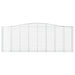 Schanskorven 6 St Gewelfd 400X50X140/160 Cm Ijzer 400 x 50 x 140/160 cm