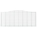 Schanskorven 4 St Gewelfd 400X50X160/180 Cm Ijzer 400 x 50 x 160/180 cm