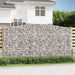 Schanskorven 2 St Gewelfd 400X50X200/220 Cm Ijzer 400 x 50 x 200/220 cm