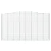 Schanskorven 2 St Gewelfd 400X50X220/240 Cm Ijzer 400 x 50 x 220/240 cm