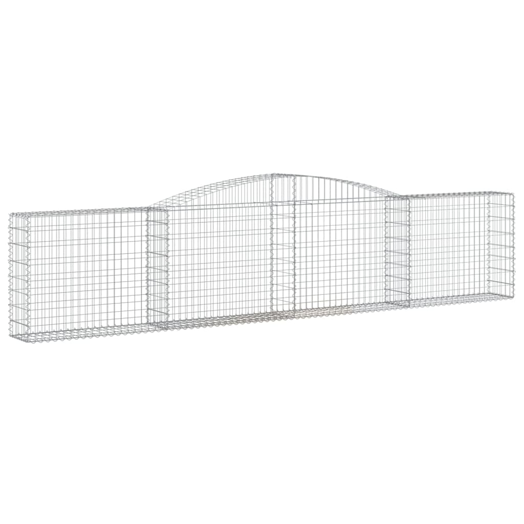 Schanskorven 2 St Gewelfd 400X30X80/100 Cmg Ijzer 400 x 30 x 80/100 cm