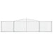 Schanskorven 5 St Gewelfd 400X30X80/100 Cm Ijzer 400 x 30 x 80/100 cm