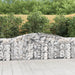 Schanskorven 7 St Gewelfd 400X30X80/100 Cm Ijzer 400 x 30 x 80/100 cm